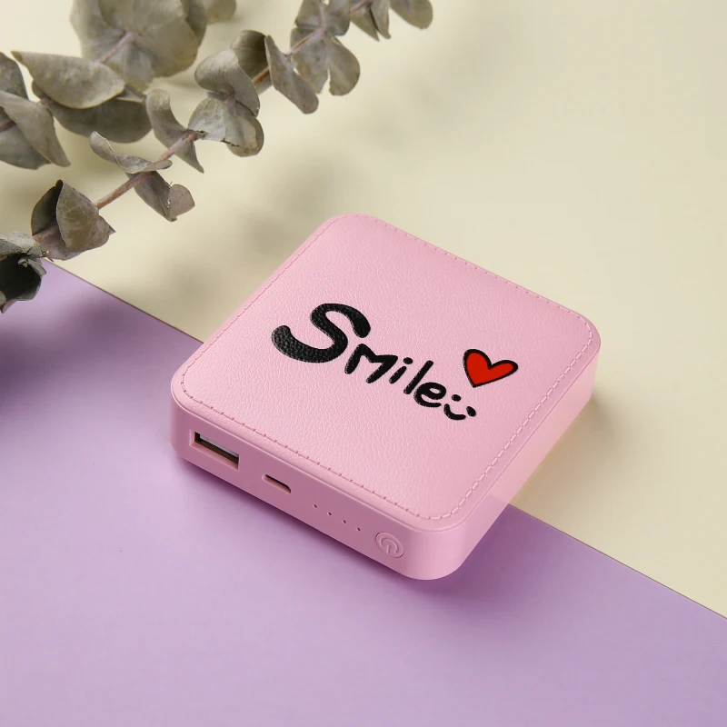 Мини Портативный внешний аккумулятор 10000 мАч двойной USB зарядное устройство для