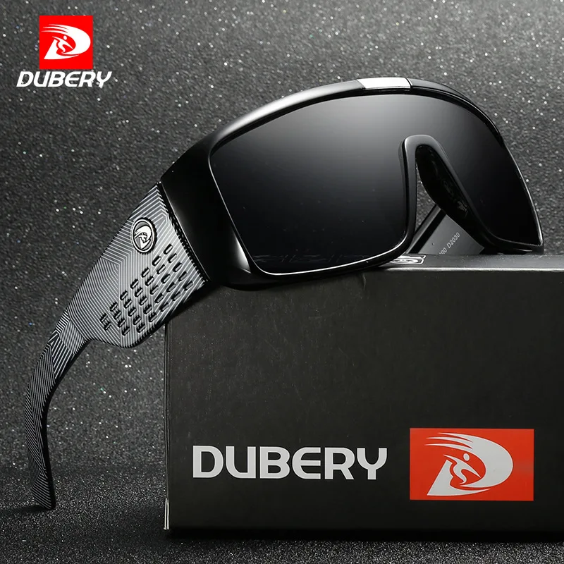 DUBERY UV400 солнцезащитные очки Для мужчин Ретро мужской высокое качество для