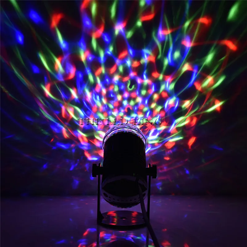 Миниатюрный Хрустальный волшебный шар RGB 6 Вт 12 светодиодный сценический