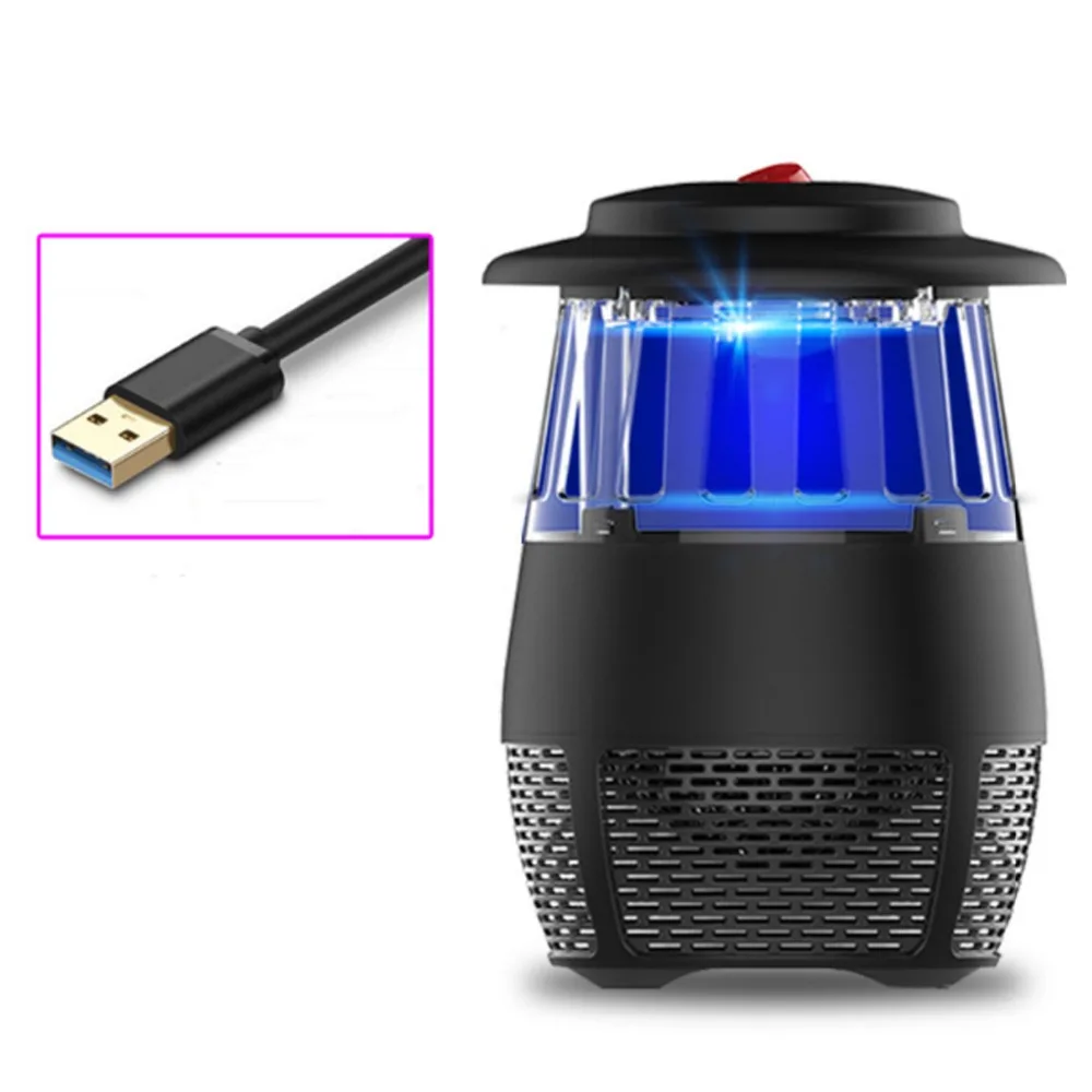USB светодиодный лампа ловушка для комаров электронные катушки лампы бесшумный