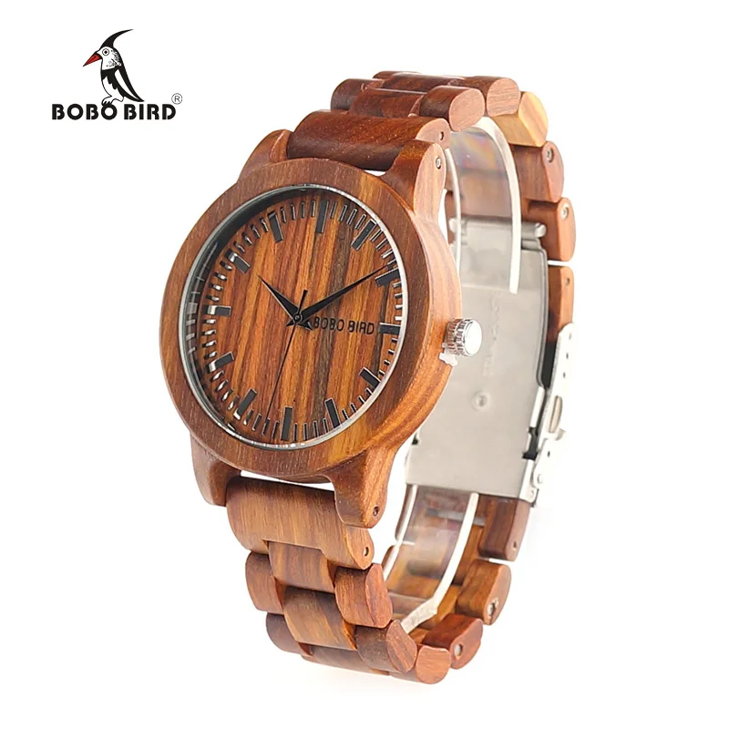BOBO BIRD V-M10, Новое поступление, мужские часы из черного дерева, деревянный циферблат, все деревянные кварцевые наручные часы в подарочной коробке, reloj hombre