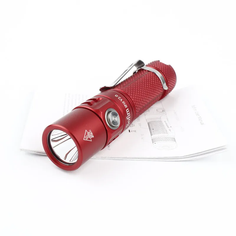 Sofirn SP10 V2.0 комплект Портативный светодиодный фонарик AA 14500 CREE XPG2 факел свет лампы