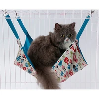 cat summer spring cotton canvas cat cage hammock bed anti water splashiing beds for cats kedi evi yataklari cama para gato ss