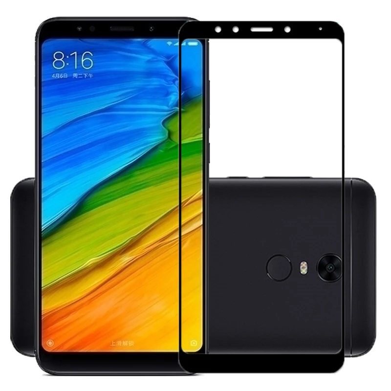 Полное покрытие из закаленного стекла для Xiaomi redmi 5 plus стекло защитная пленка