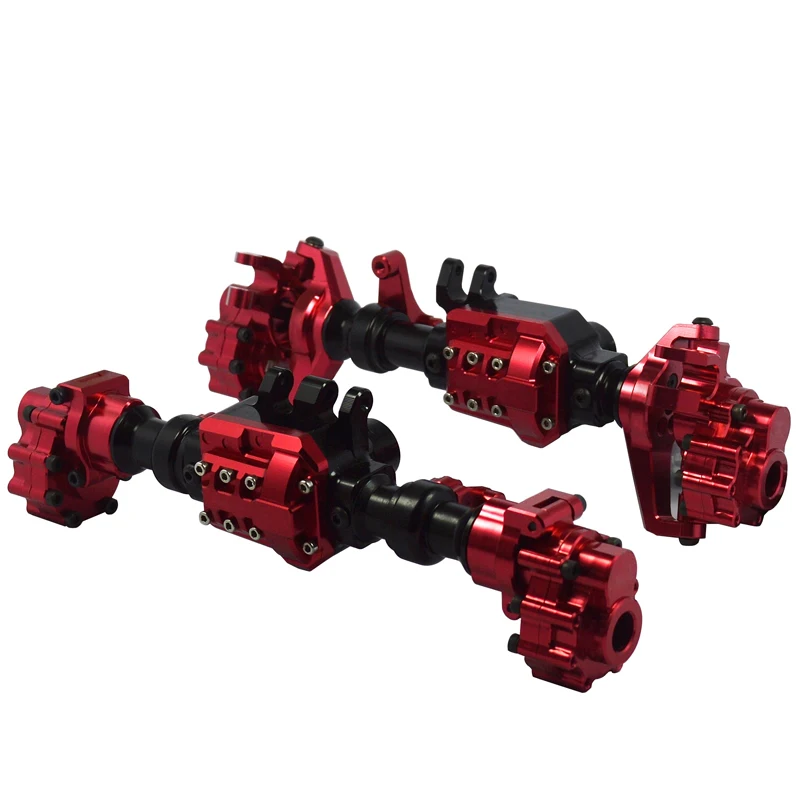 

CNC Aluminum Alloy Assembled Front Rear Axles Housing For 1/10 TRAXXAS TRX-4 TRX4 T4 RC Rock Crawler Car Parts