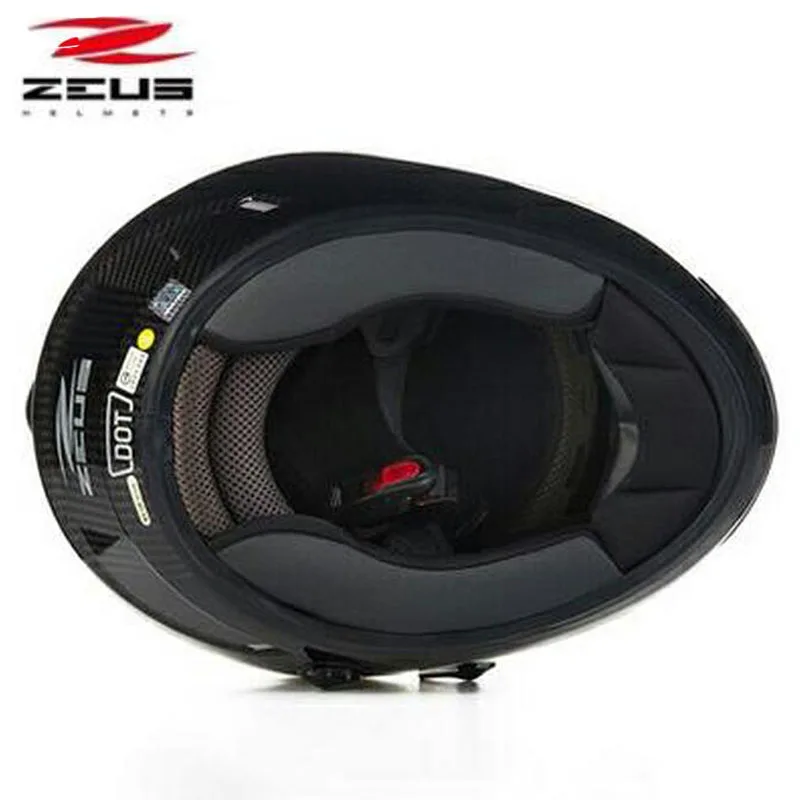 Мотоциклетный шлем ZEUS 1200E всесезонный из углеродного волокна с двойными