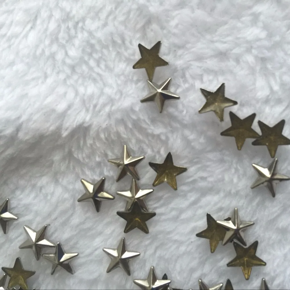 Новинка 8 мм серебро медь пятиконечная звезда исправление исправленное железо на
