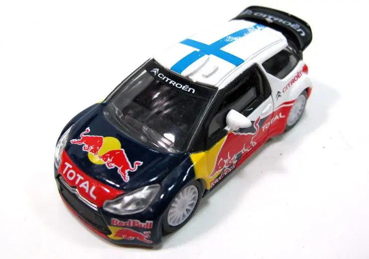 Высокая моделирования CITROEN DS3 WRC гоночная модель, 1: 64 сплава автомобиля игрушки, металлические литья, Коллекция игрушечных автомобилей