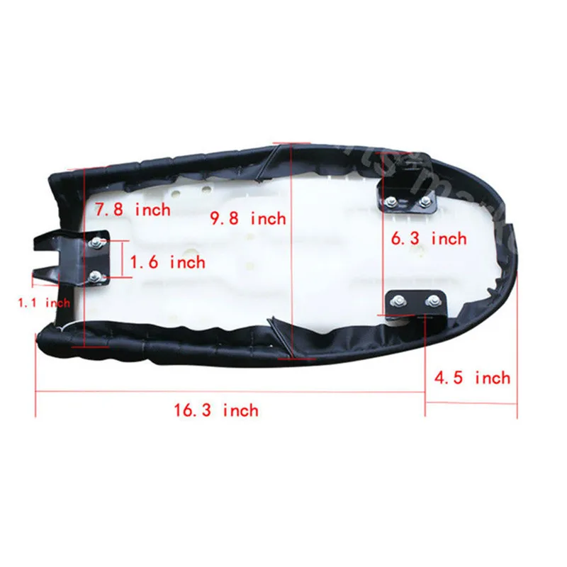 Мотоциклетное коричневое винтажное сиденье для кафе Suzuki GS250T 450L 500E 550 Kawasaki KZ900 700