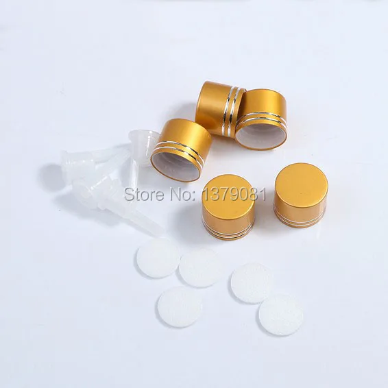 5ml 10ml 15ml 20ml 30ml 50ml 100ml Colorful Glass Bottle With Gold Screw Cap Tangent Line Essential Oil DIY Sample Vials | Красота и