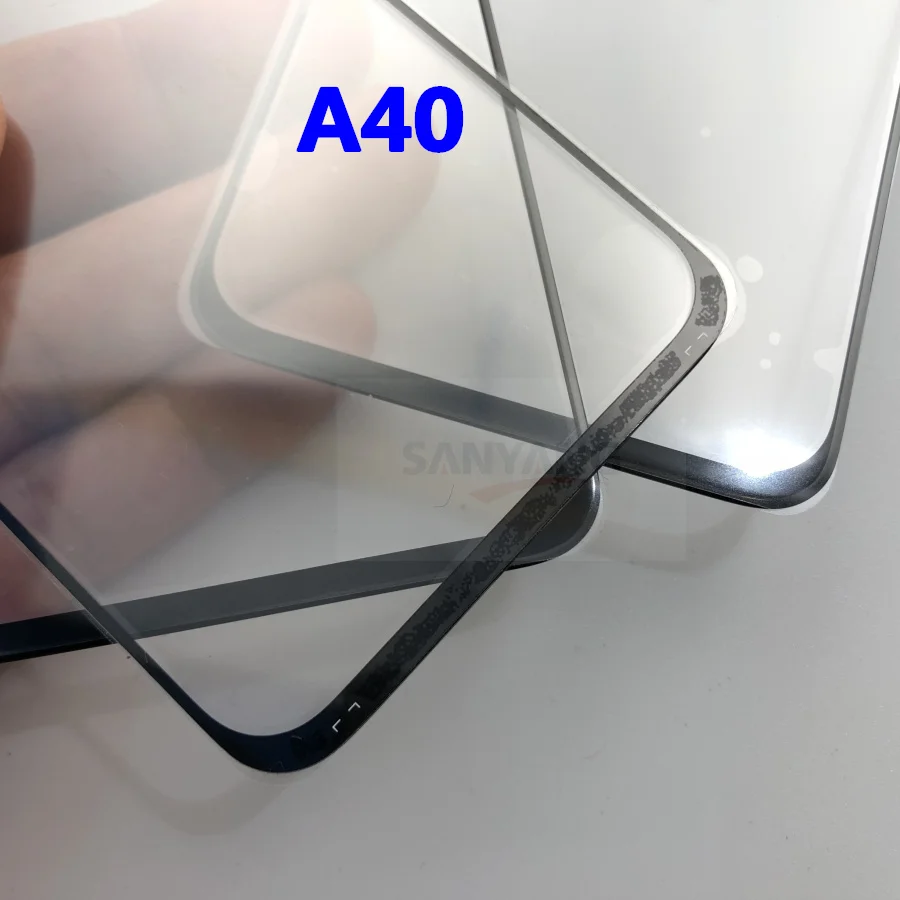 10 шт. внешнее стекло для samsung Galaxy A40 2019 A405 A405F lcd Сенсорная панель экран Переднее