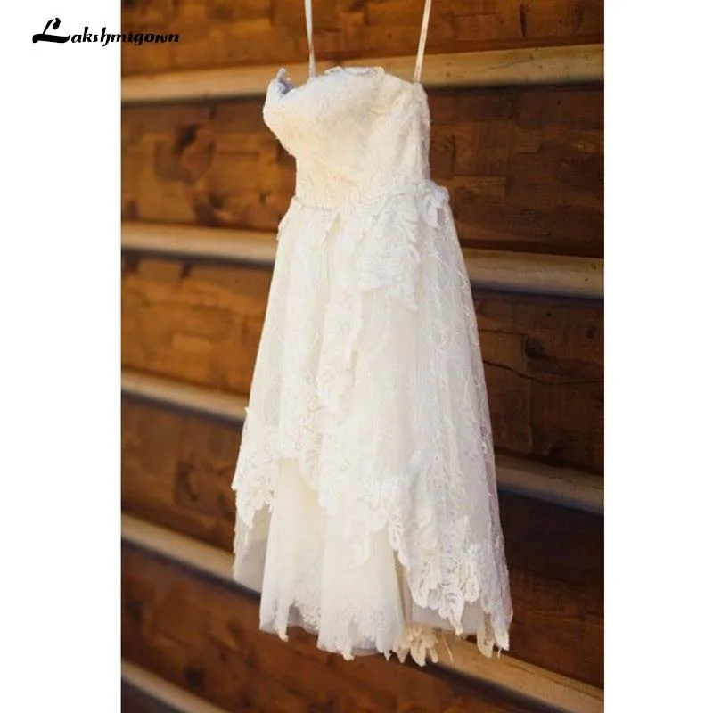 Короткие пляжные свадебные платья Vestido de Noiva вечерние свадебные платья Casamento свадебные платья
