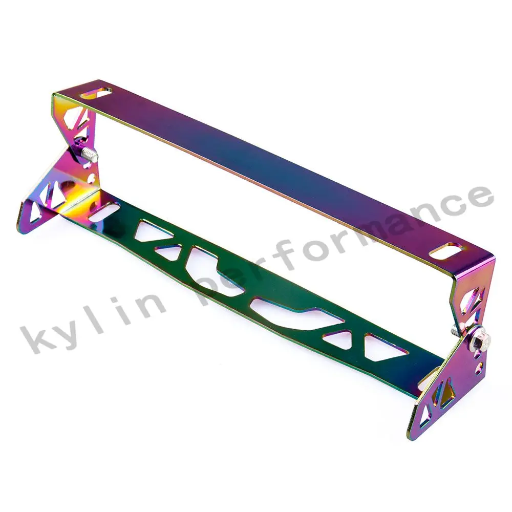 Neo Chrome Регулируемый Гоночные Номерные знаки для мотоциклов кадров тег держатель