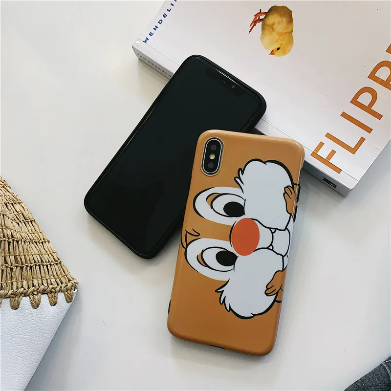 Cute cartoon anime squirrel phone case For iphone Xs MAX XR X 6 6s 7 8 plus Funny Chitty Titi silicone back cover Fundas |
