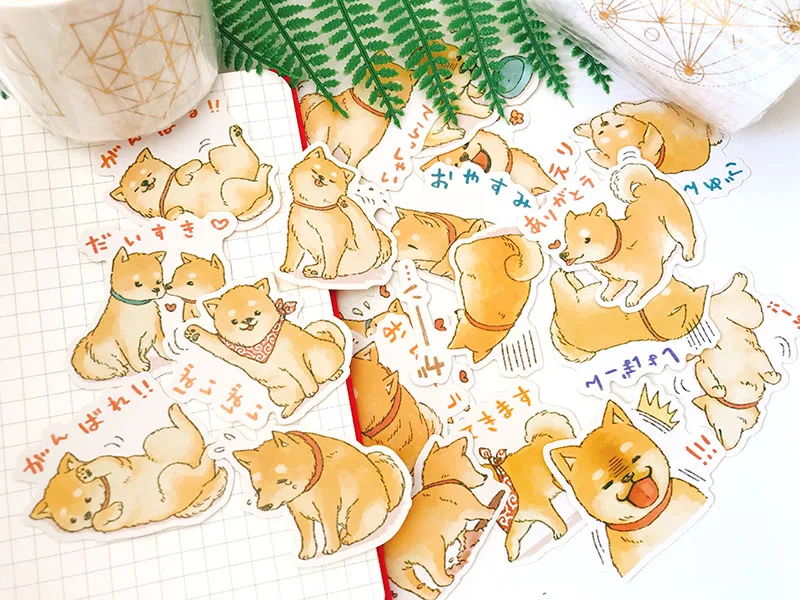 20 шт./упак. милые Косплей Shiba «Лисья Секретная служба»(Inu декоративные Стикеры Скрапбукинг Стикеры телефона дневник самостоятельного изготовления фотоальбомов Стикеры героя из мультфильма