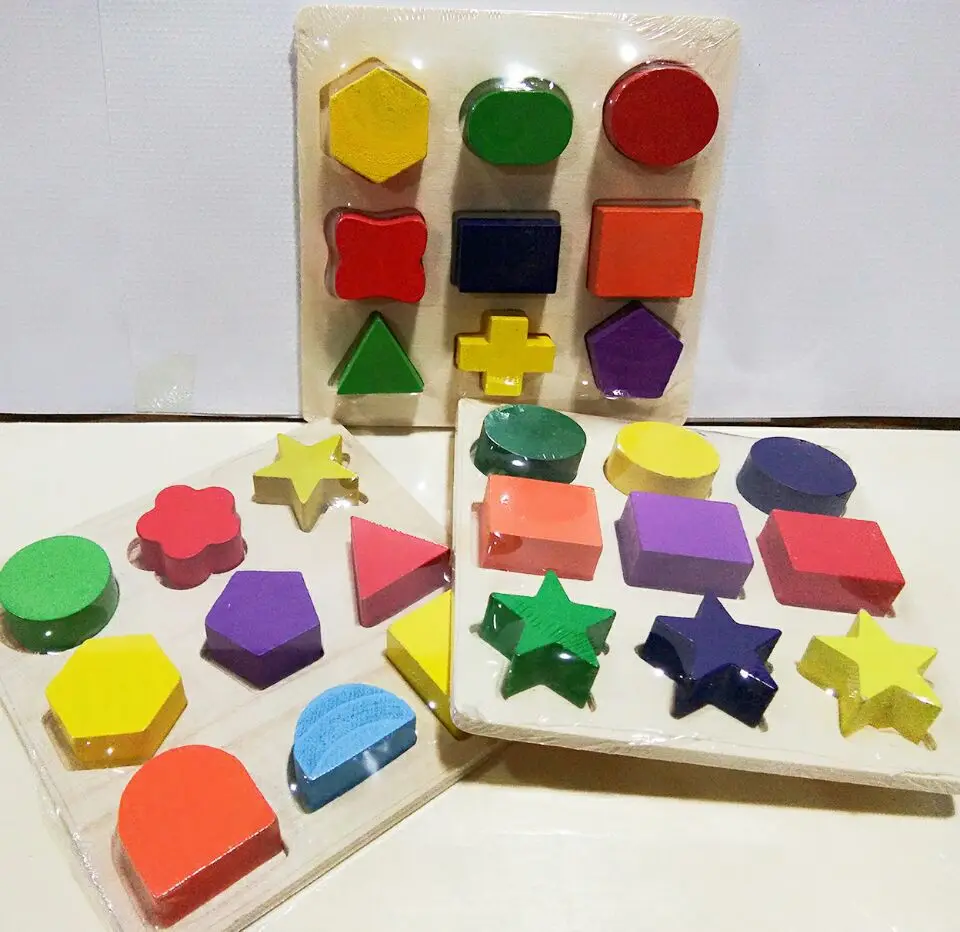 Wooden Geometry Board Cognitive Matching Puzzle Montessori Kindergarten Toys | Игрушки и хобби