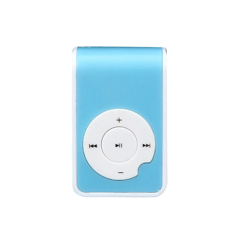 Новый портативный MP3 плеер 32 Гб музыкальный с мини зажимом металлический USB
