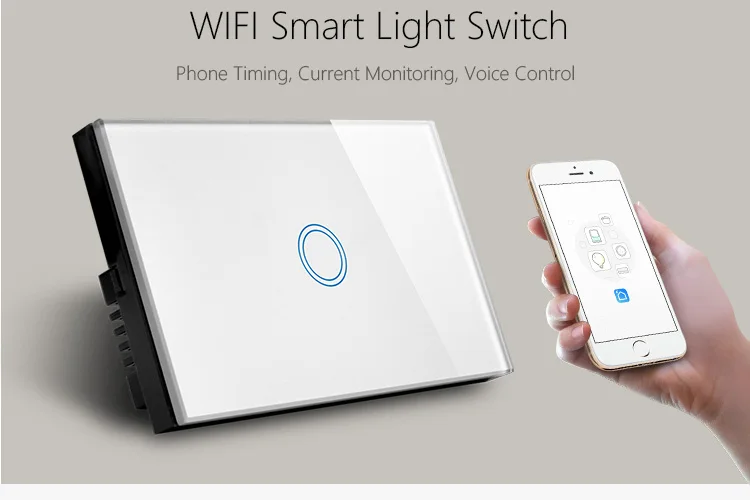 ASEER 1/2/3/4/8 Gang "Умный" настенный wi-fi-выключатель WI-FI, с украшением в виде кристаллов Стекло Беспроводной светильник переключатель, приложение Tuya WI-FI пульт дистанционного управления, с google alexa