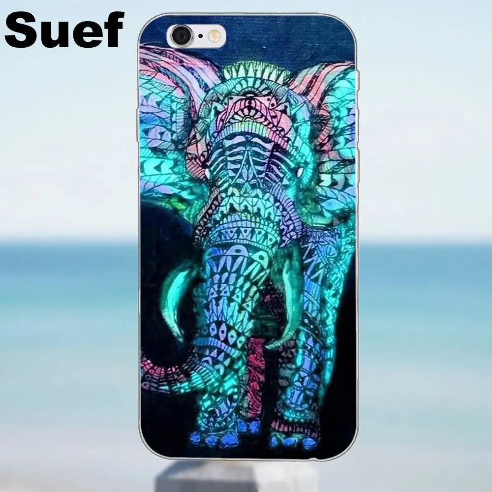 Суэф мягкий печати для IPhone X 4 4S 5 5S 5C SE 6 S 7 8 плюс Galaxy J1 j3 J5 J7 A3 A5 2016 2017 ацтеков