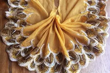 Yellow wide 15cm Роскошная хлопковая вышитая черная желтая Цветочная кружевная ткань Дубай шитье DIY отделка Тюль аппликация лента воротник платье Гипюр Декор - Цвет: Yellow wide 15cm
