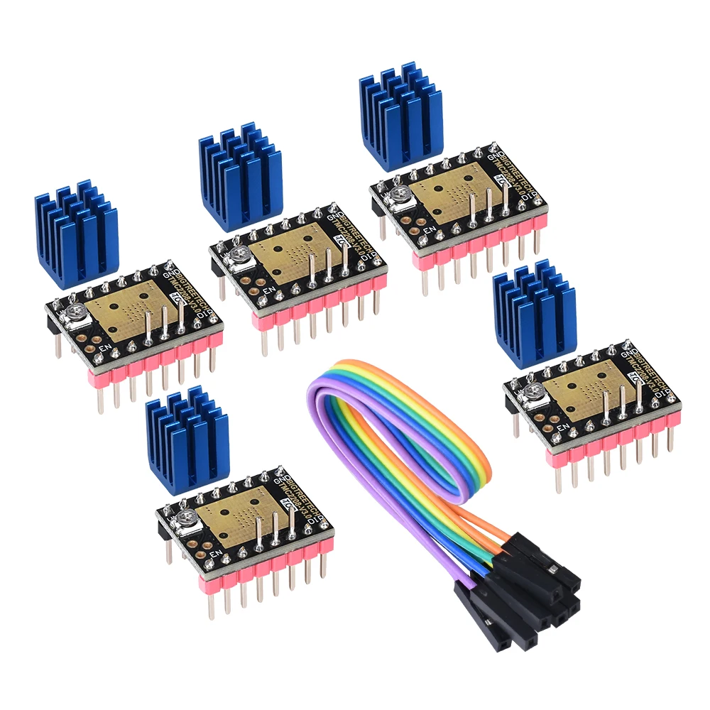 Драйвер BIGTREETECH TMC2130 V3.0 для шагового двигателя TMC2208 UART TMC5160 SPI StepStick бесшумные детали