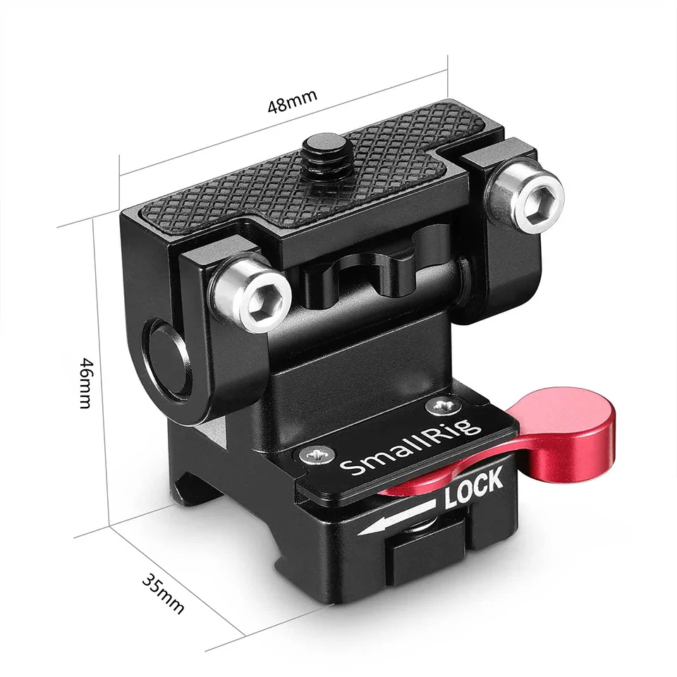 SmallRig камера монитор стабилизатор Quick Release EVF держатель крепление с натовским зажимом Can180 градусов Регулировка мониторинга 2100
