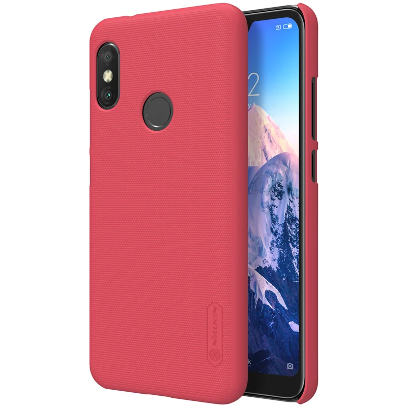 Красный Nillkin PC матовый Жесткий Чехол для Xiao mi Red mi 6 Pro, ультра тонкий чехол для мобильного телефона для Xiaomi mi A2 Lite - Цвет: Красный