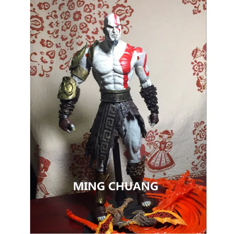 NECA God Of War: Ghost Sparta 12 дюймов Kratos Conqueror сын Zeus звуковая фигурка медузы Коллекционная