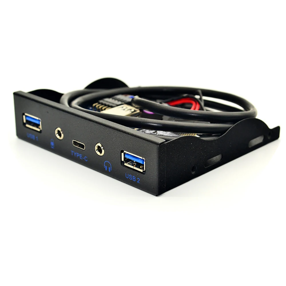 3 5 &quotPC компьютер Передняя панель USB 1 кардридер с портами USB3.1 Type C HD аудио eSATA MD SD/MMC