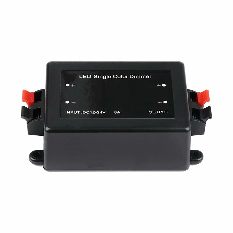 3 Key LED Single Color Wireless Dimmer with RF Remote Control DC 12/24V AI88 |