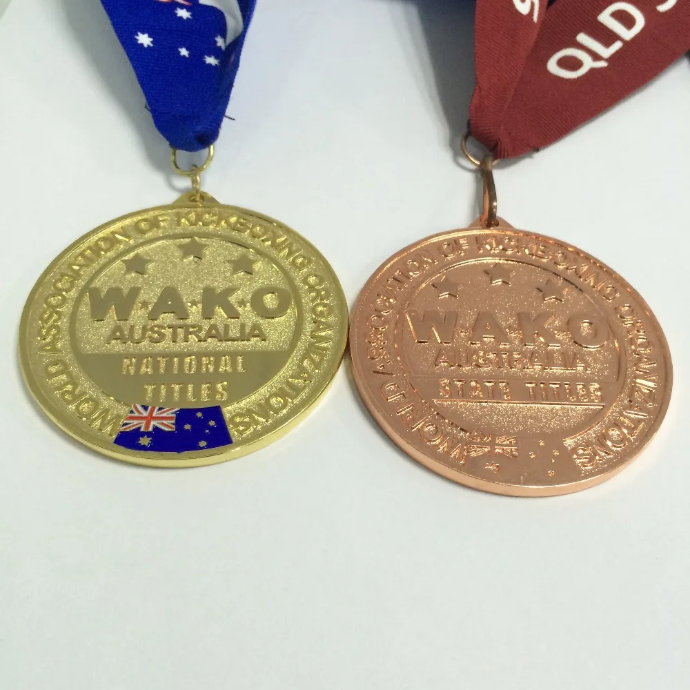 

customized triathlon / soccer sport medal engraved / embossed zinc die cast medals--57.2mm diameter--200pcs