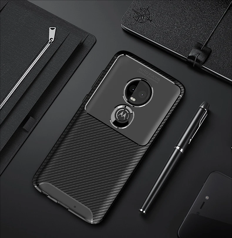 Высококачественный твил мягкий чехол для Motorola Moto G7 Play moto Power телефона | Мобильные