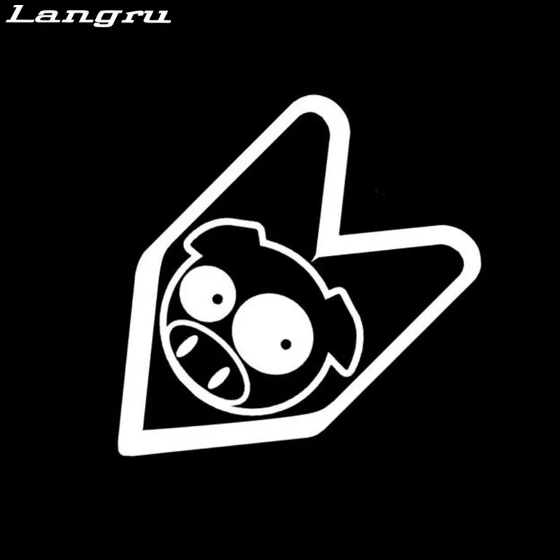 Langru Wakaba BadgePig Piggy Виниловая наклейка для автомобиля аксессуары Забавный