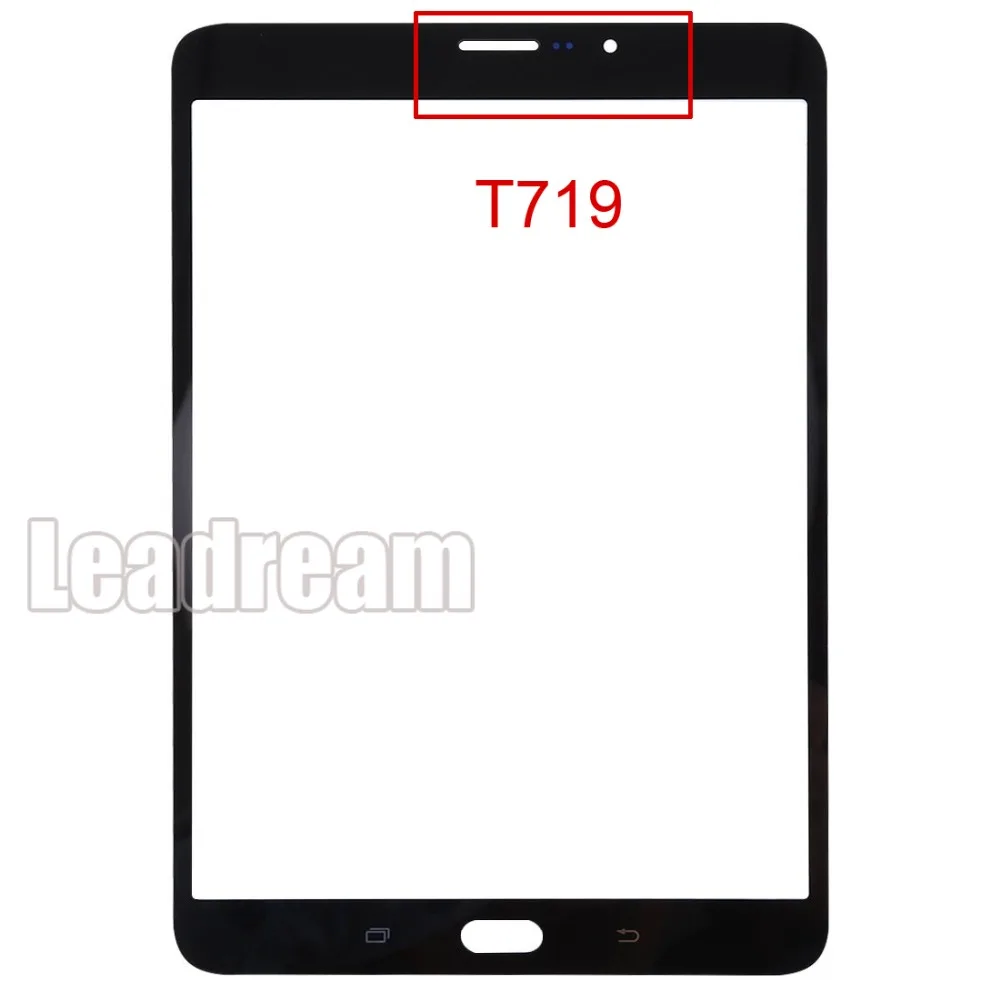 

20pcs/lot Free DHL For Samsung Galaxy Tab S2 8.0 2016 T713 T719 Front Glass Outer Screen Panel Lens Cover