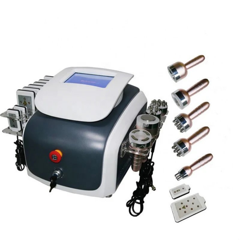6 в 1 многофункциональная машина для похудения Lipolaser 650nm Lipo Laser 40K ультразвуковая