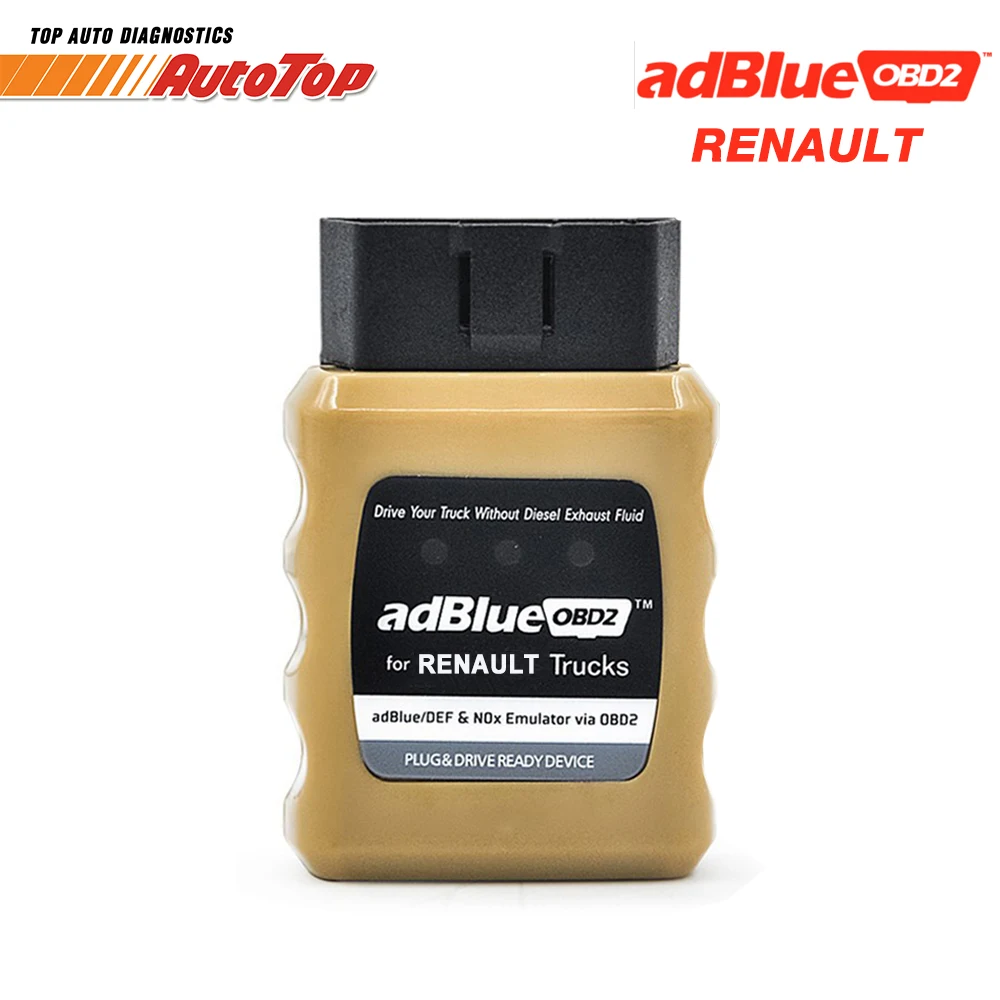 Новый эмулятор Adblue для RENAULT AdblueOBD2 Adblue/DEF Nox через OBD2 Renault Euro 6 поврежденной системы