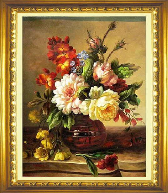 

Needlework,Cross stitch,16ct 14CT Unprinted Bricolage for Embroidery kits Flower oil painting Cross-Stitching,DIY Handmade decor