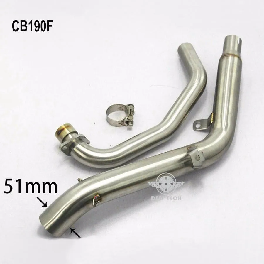 Мотоцикл выхлопной трубы модифицированный выхлоп Z1000 CBR1000 R25 MSX125 R30 CB190F