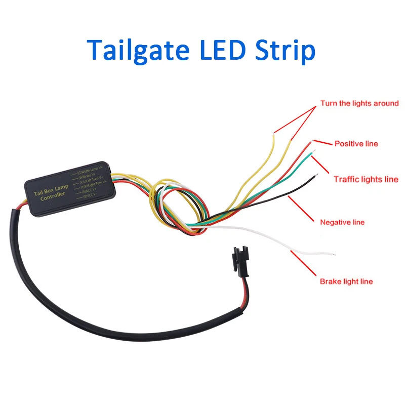 Гибкий задний фонарь светодиодный светильник бар тормоз сигнал поворота лед
