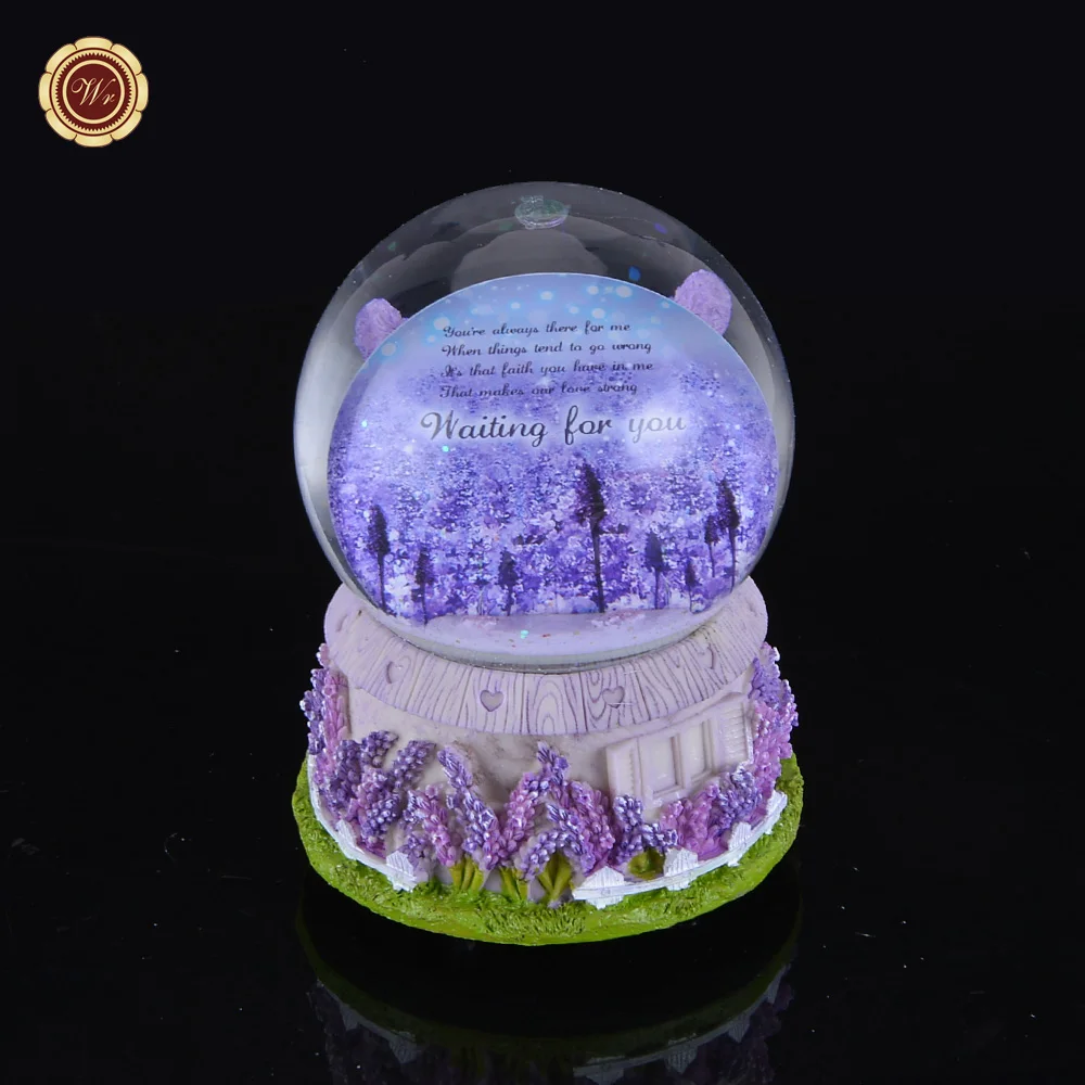 Детский Снежный шар милый из смолы подарок для девушки | Дом и сад