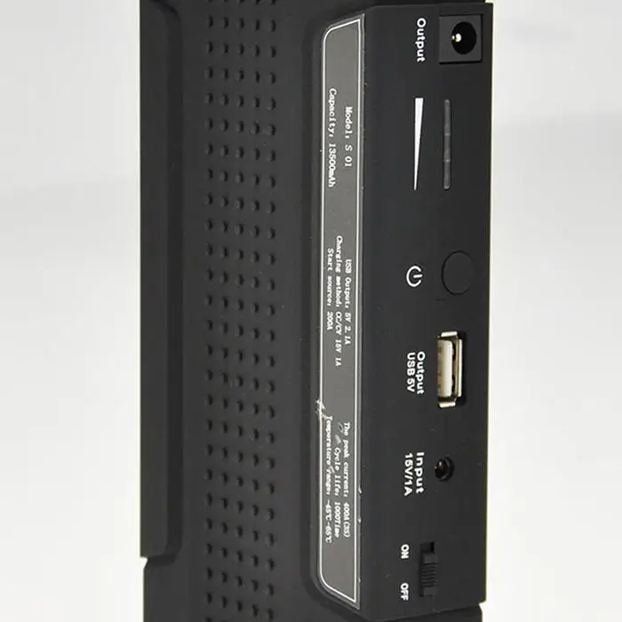 12В 12000 мАч автомобильный стартер Power Bank авто переходник под Пакет Booster Зарядное