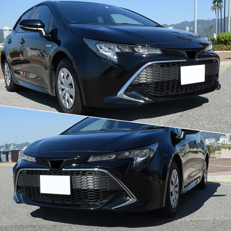 ABS Хром Передняя решетка рамка накладка 2 шт для Toyota Corolla E210 хэтчбек