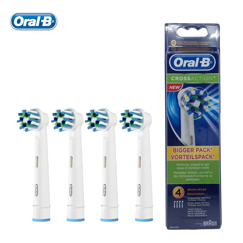Головки зубной щетки Oral B сменные головки для зубных щеток с крестообразным