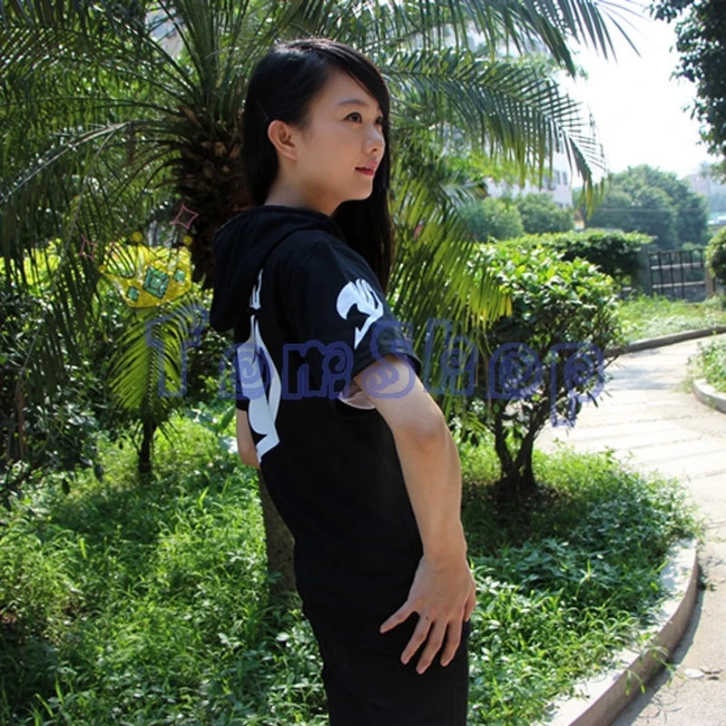 Аниме Fairy Tail косплей для мужчин и женщин унисекс футболка с короткими рукавами