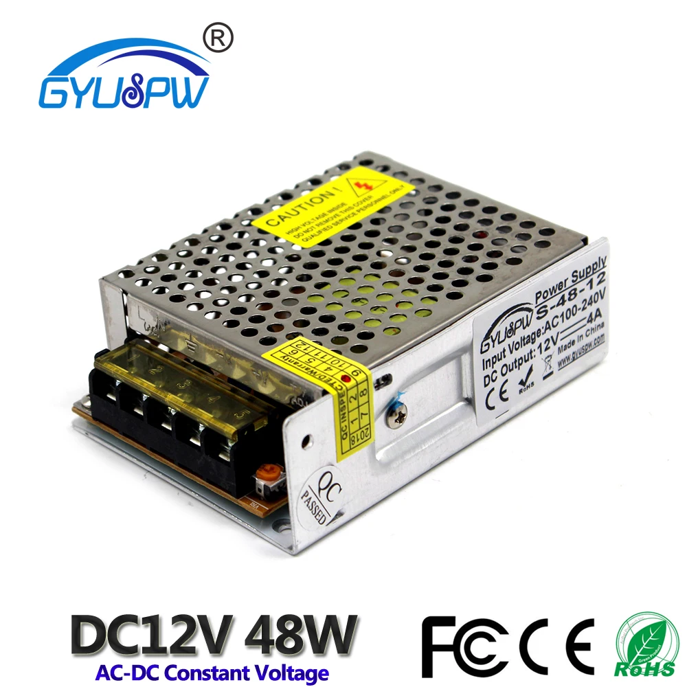Новый светодиодный импульсный источник питания DC12V 15 Вт 24 36 48 60 72 100 120