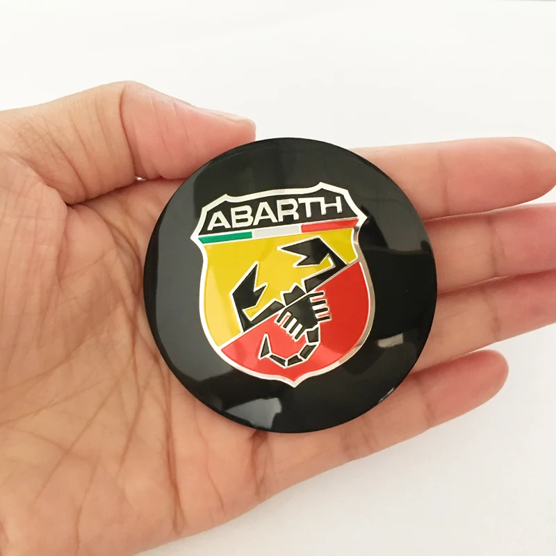 ANTINIYA 4 шт/56 мм для Abarth эмблемы сердечник колеса Кепки крышка Стикеры fiat punto abarth 500