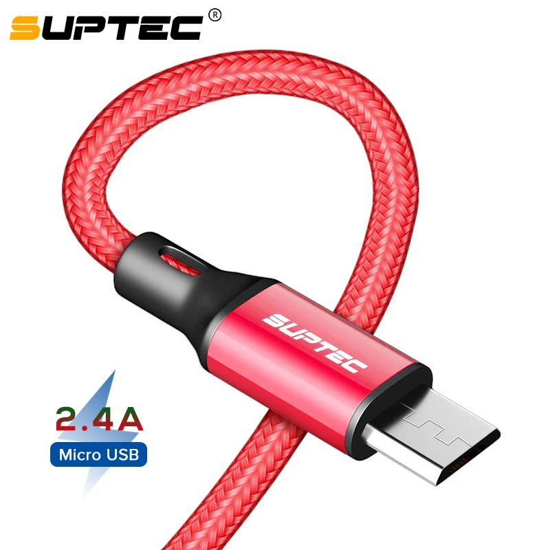 

SUPTEC Micro USB Cable Fast Charging Wire Phone Charger Cord for Samsung S7 Xiaomi Huawei Honor Tablet Android Microusb Adapter