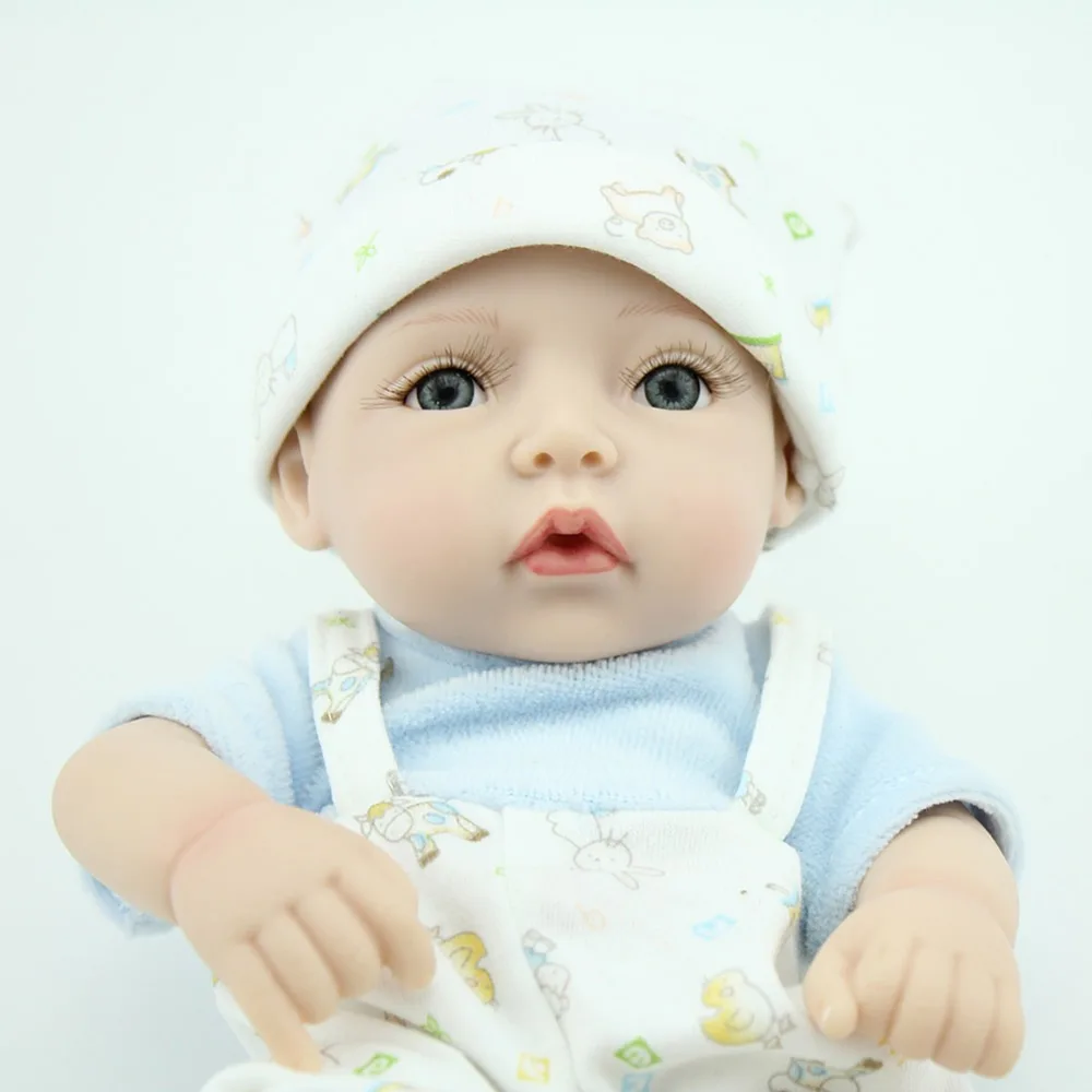 NPKDOLL 28 см Bebe Кукла Новорожденный с мягким силиконовым телом для девочек дешевле