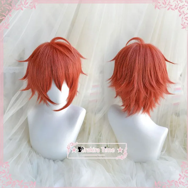 Аниме IDOLiSH7 NANASE RIKU косплэй парик короткие аксессуар для волос пушистой цветок синтетические волосы для взрослых ролевые игры Хэллоуин+ парик кепки