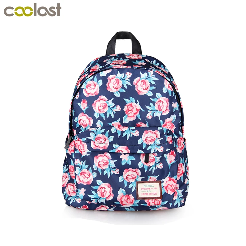 

Elegant Rose Rosa Backpack For Teenage Girls Children School Bags Ladies Fashion Travel Backpack Women Retro Floral Shoulder Bag